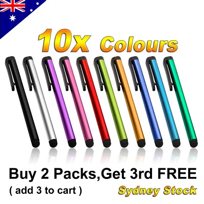 10x Universal Compactive Touch Screen Pen Stylus for Apple iPhone iPad Samsung - image 1 of 3
