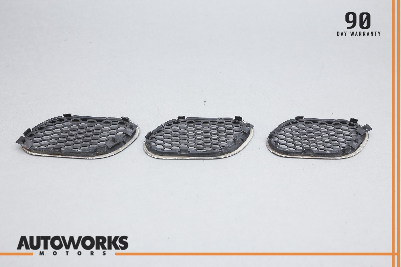 03-13 Maserati Quattroporte M139 Left Side Fender Grill Grille Vent Set of 3 OEM
