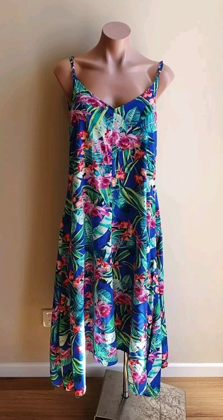 Colourful Sundress Good Condition Washable Size 10 