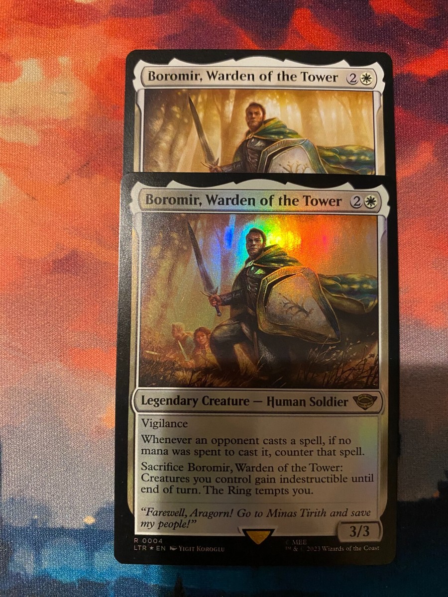 boromir mtg card Boromir, Warden of the Tower (Card) Warden of the Tower MTG Lord of the Rings