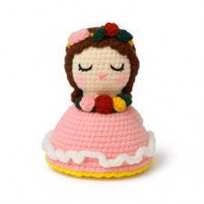 Soft Flower Bouquet  Doll 2-in-1  Handmade Gift Toy for Girls  Baby Showers