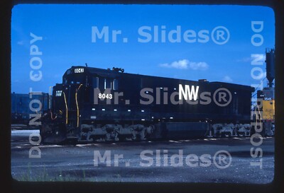 Original Dia N&W Norfolk & Western Clean Paint C30-7 8043 Chicago IL 1982