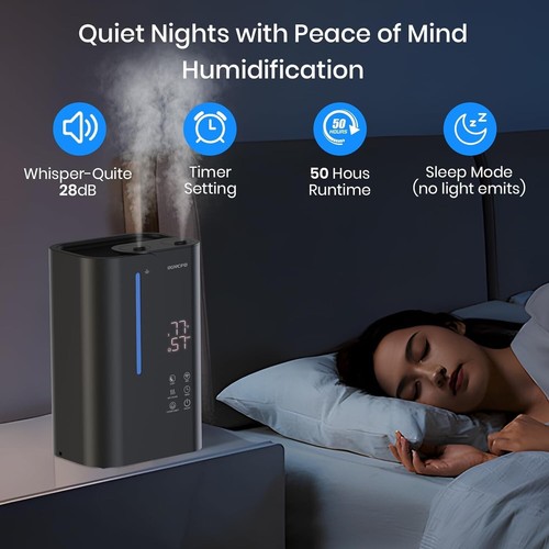 5L Cool Mist Humidifier Large Room Top Fill Ultrasonic Smart Oil Diffuser Baby - Picture 5 of 10