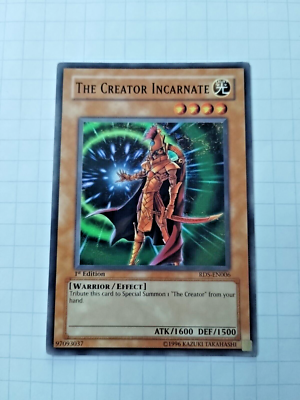 Yu-Gi-Oh! The Creator Incarnate 1st Edition Common RDS-EN006 - Uncirculated | eBay Yu-Gi-Oh! The Creator Incarnate 1st Edition Common RDS-EN006 - Uncirculated | eBay