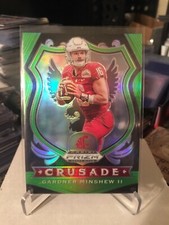 2020 Prizm Draft Picks green refractor #d/125 gardner minshew jaguars 2nd year 