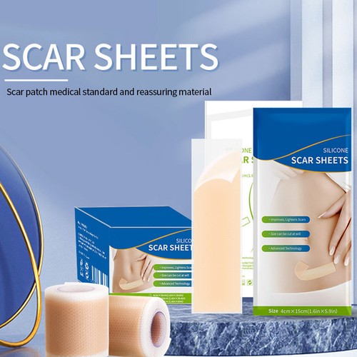 1.57x19.69in Scar Sheets Silicone Scar Tape Self-Adhesive Silicone Scar Tape - Picture 4 of 12