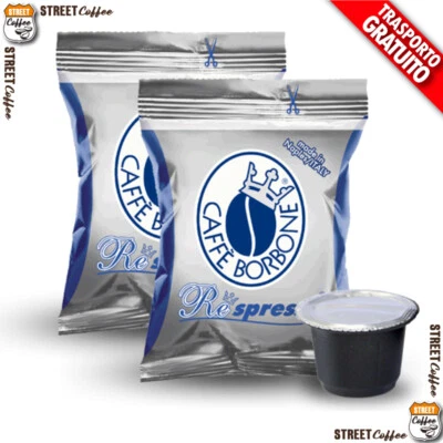 100 200 300 400 600 800 Capsule Compatibili Nespresso caffè Borbone Miscela Blu