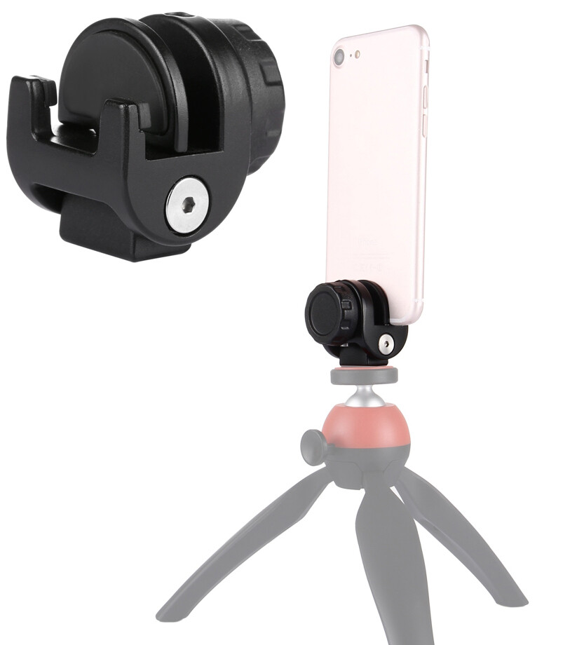 PULUZ Mini Treppiede Per Smartphone Con Morsetto Regolabile E Attacco Universale 1/4" - 4