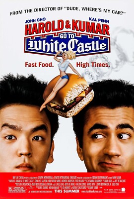 Harold & Kumar: Go to White Castle Movie Poster 2004 - 11x17 Inches | NEW USA