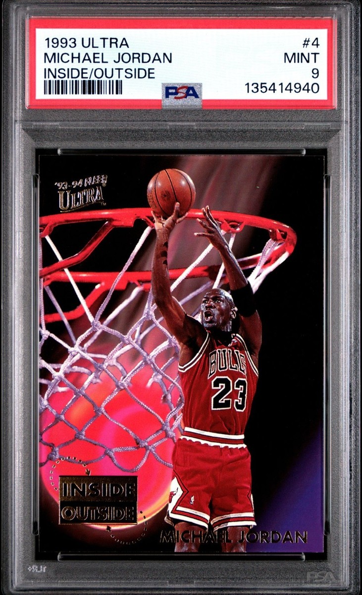 1993-94 Fleer Ultra Michael Jordan Inside/Outside Insert #4 PSA 9