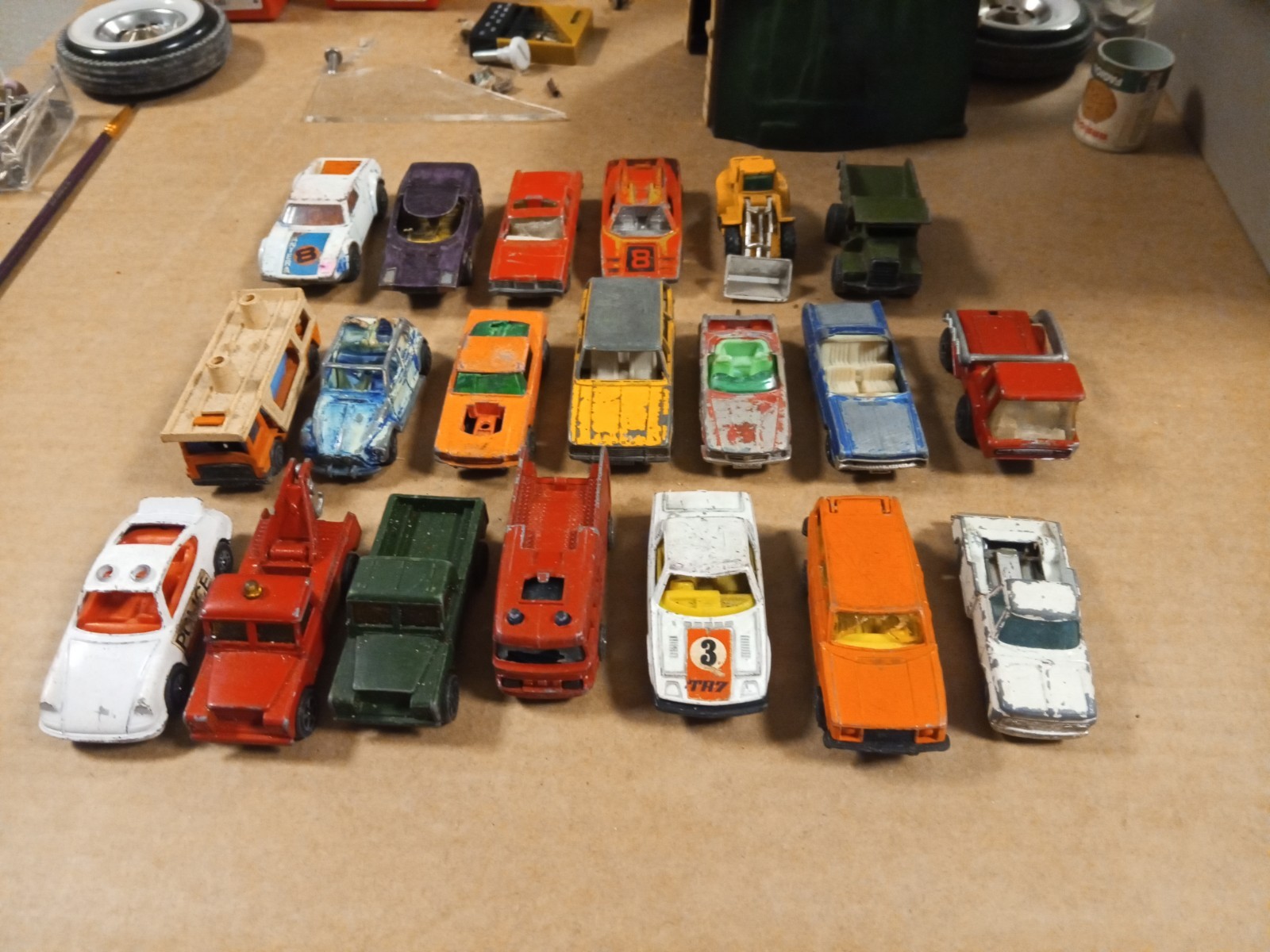 Lotto Corgi, Majorette, Matchbox, Husky e Siku '70 e gli anni '80. Usati