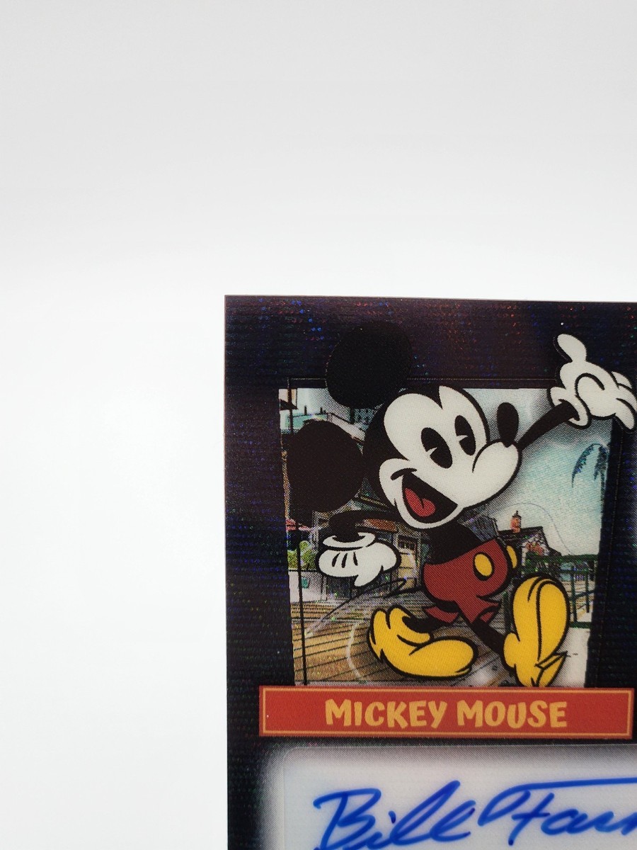 2026 Topps Disney Neon Dual Auto Mickey Mouse & Pluto /10