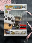 One Piece Funko Pop 1016: Trafalgar Law AAA Anime Chase GITD Box Dmg