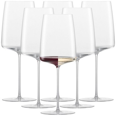 Zwiesel Glas SIMPLIFY Weinglas kraftvoll & würzig 6er Set - Handgefertigt