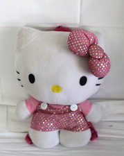Sanrio Hello Kitty 18 Inches Plush Backpack With Dots Prints New