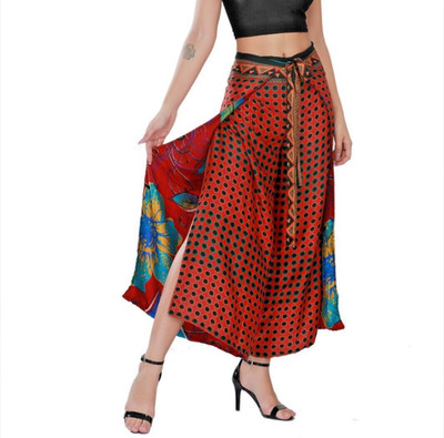 Women Casual Thai Fisherman Pant Printed Wrap sari Pants Mix Wholesale Lot 10pcs