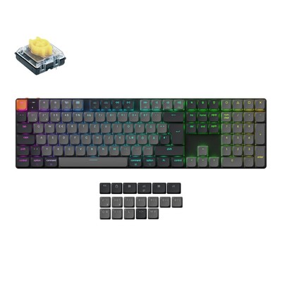 K5 Version 2 QMK Kabellose Mechanische Tastatur, DE-ISO 100% Layout Full Size...