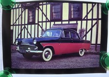 Ford Zodiac 206E Mk2 1955 Colour Transparency Large Format, Pre-production