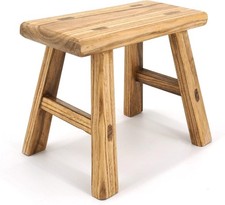 Handmade Solid Wood Stool Milking 10 Height Wooden Step Stool Wooden
