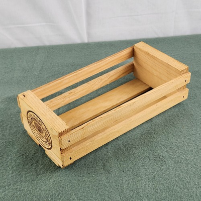 #ad #ad Napa Valley Box Company Wooden 12 Cassette Tape Storage Holder Rack Crate Empty $18.75