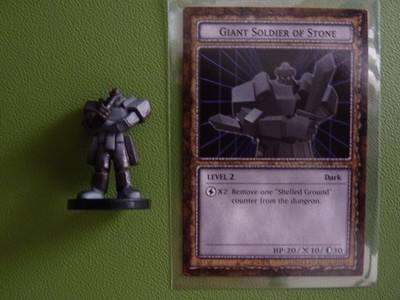 Yugioh! Dungeon Dice Monsters - Figur & Karte - Giant Soldier of Stone (Englisch)