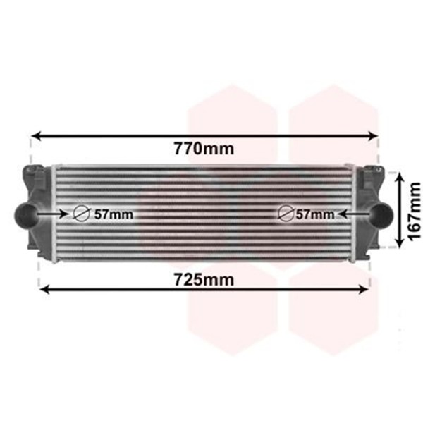 Van Wezel LadeluftküHler FüR Mercedes Sprinter 3T-5T VW Crafter 30-35 30-50-image