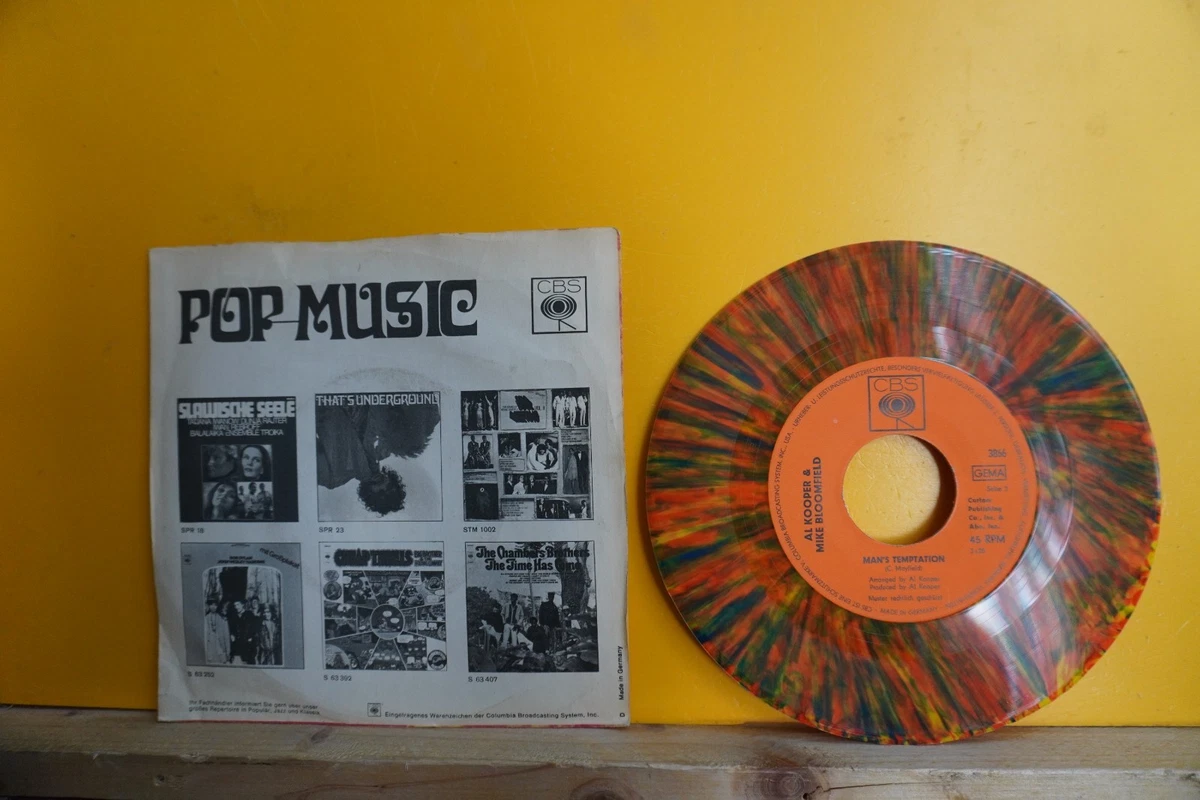 AL KOOPER / MIKE BLOOMFIELD - The Weight 7" COLOURED VINYL 1969 CBS D Pic Cvr NM