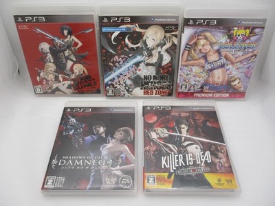 PS3 Lollipop Chainsaw No More Heroes 5Games Japan Action Adventure CERO Z (18+)
