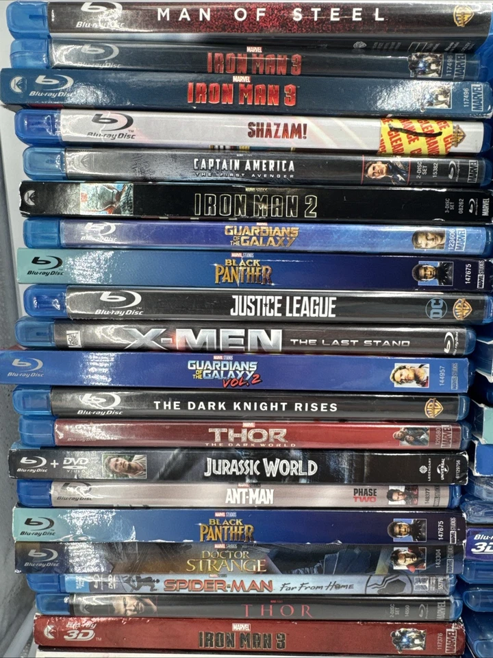 Wholesale Blu-Ray Lot of 107. Superhero Movies. Marvel, DC. AND MORE Foto 3 de 4