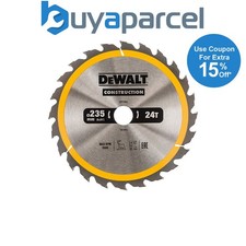 DeWALT DT1954 Portable Construction Circular Saw Blade 235 x 30mm x 24T