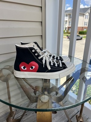 Sz11: Come De Garçon Converse Hightop Black