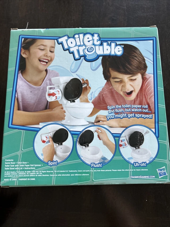 Toilet Trouble Hasbro Party Game for Kids and Family Fun Game Night - Image 4 of 4