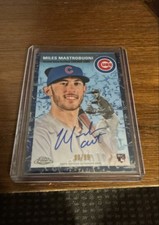 2023 Topps Chrome Platinum Anniversary - Autographs Miles Mastrobuoni...