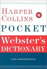 HarperCollins Pocket Webster's Dictionary by HarperCollins Publishers