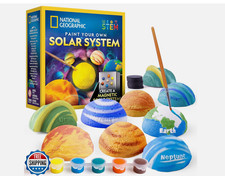 National Geographic Magnetic Solar System Painting Kit 3D Magnet Making Kit