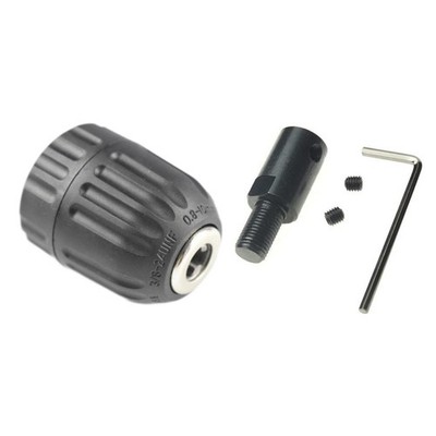 Thread 0.8mm-10mm Drill Chuck 3/8-24UNF Threaded Connecting Rod Inner Diamete...