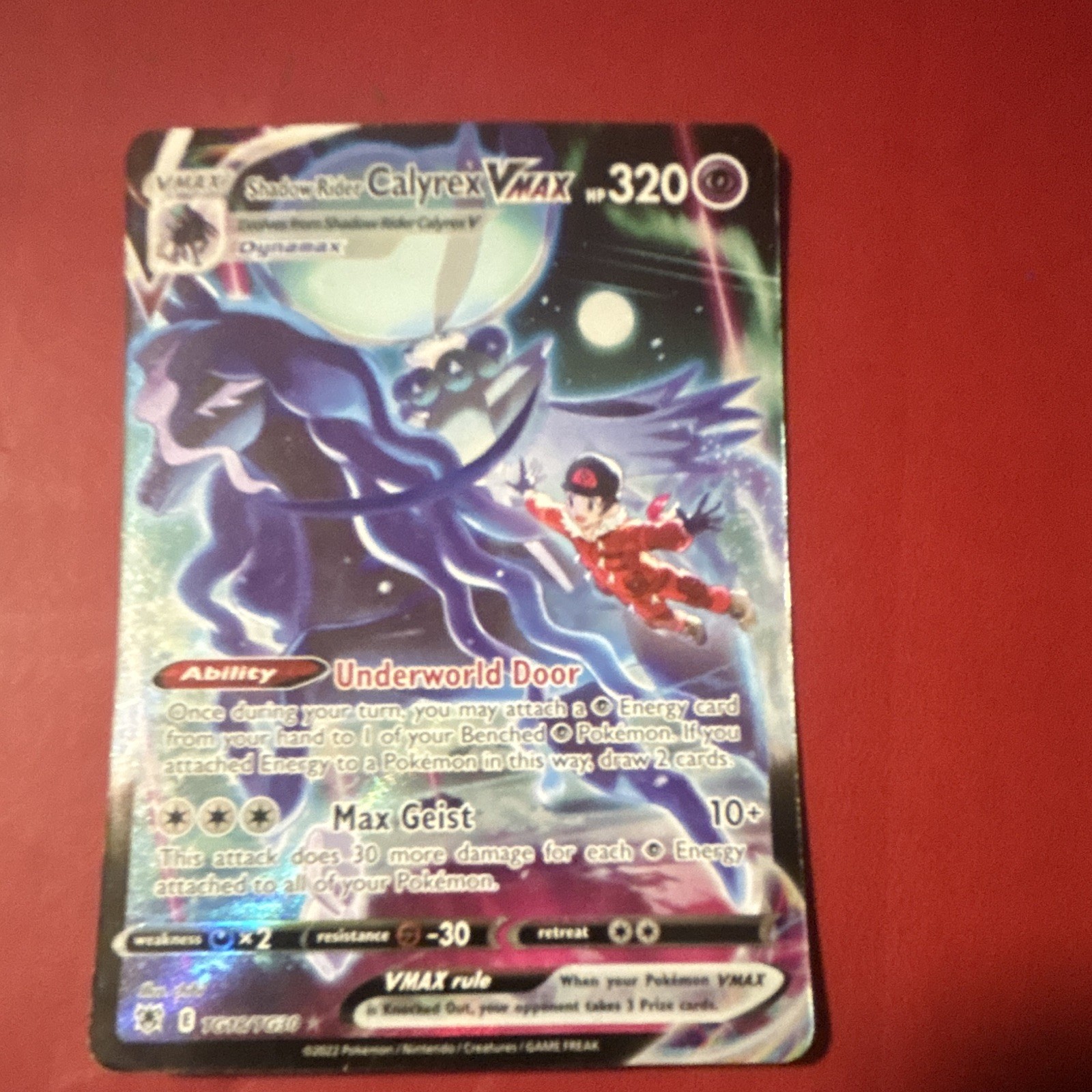 Shadow Rider Calyrex VMAX 205/198 NM Chilling Reign Alternate Art Pokemon