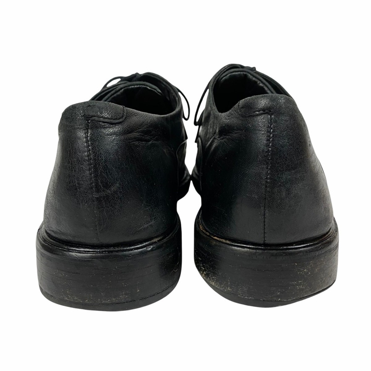 Cole Haan Air Jackson Apron Toe Black Leather Oxford Shoes 