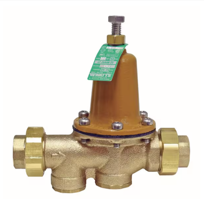 #ad Watts 1quot; LF25AUB DU Z3 Double Union Pressure Reducing Valve SKU #0960241 $155.00