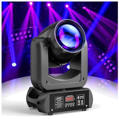 18-Facet Prism Moving Head Light 8 Gobos 8 Colors
