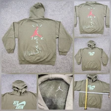 Nike Air Jordan Cactus Jack Hoodie Mens L Large Travis Scott Highest Sweatshirt