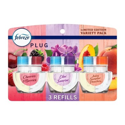  Plug In Air Freshener Scented Oil Refill, Spring Mix, 3 Count