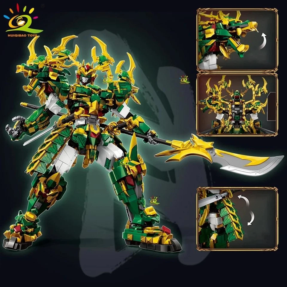 2068+ pcs SunWuKong Warrior Mech Robot Building Blocks Figure Toy Display MOC - Image 2 of 4