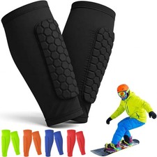 Soccer Shin Defender Shin Guards Pad for Youth Adult Calf Compression Sleeve Pad