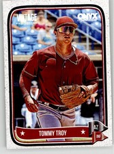 Tommy Troy 2024 Onyx Vintage OVTOTR Arizona Diamondbacks