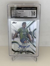 2022 Topps Finest MLS Silver Refractor Danny Leyva (AU) CGC 10/Auto 10