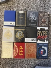 12 New Deck playing Cards (Fontaine, Anyone,art of play, Riffle Shuffle, Gemini)
