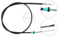 A.B.S. K13586 Seilzug, Feststellbremse For Dacia Lada Renault