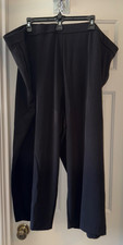 SUSAN GRAVER sz 4X Reg LK Fusion Pull-on Crop Pant BLACK