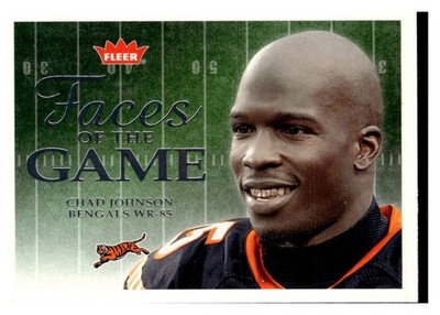 2006 Fleer Faces of the Game #FGCJ Chad Johnson BENGALS B5